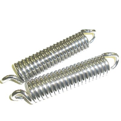 1957 CHEVROLET POLISHED STAINLESS HOOD SPRINGS