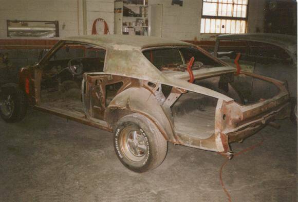 1970 Monte Carlo  body panel replacement.