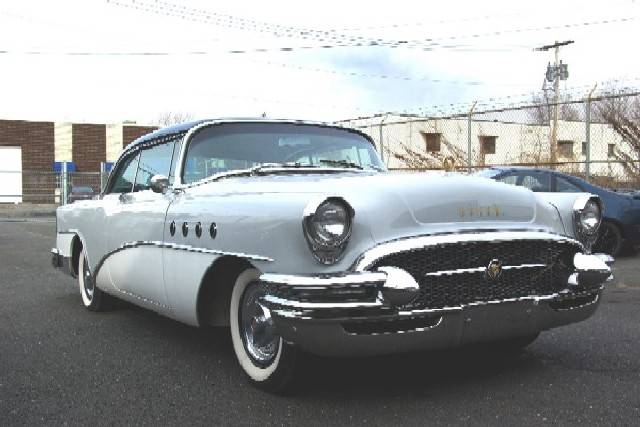 This is the 1955 Buick Roadmaster just before its conversion to the "ROAD BLOCK". This will include a custom Art Morrison chassis and a 502 Big Block Chevrolet engine.