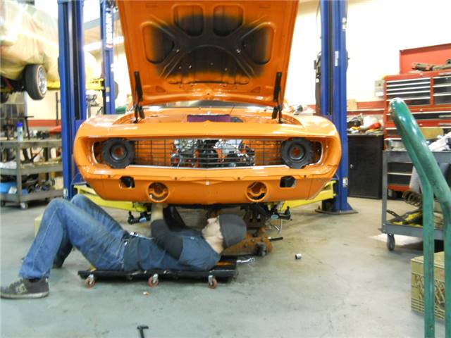 Subframe being re-installed