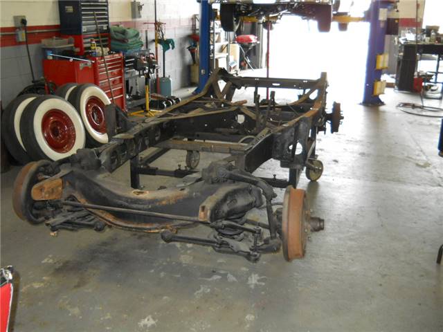 Chassis removed from car and will get stripped down and all components rebuilt.