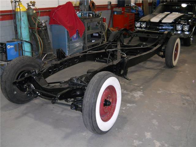 Chassis cleaned & painted and all steering and brakes rebuilt