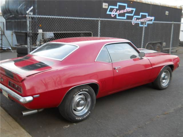 Joe's 69' Camaro arrives at the shop. he bought the car at age 16.