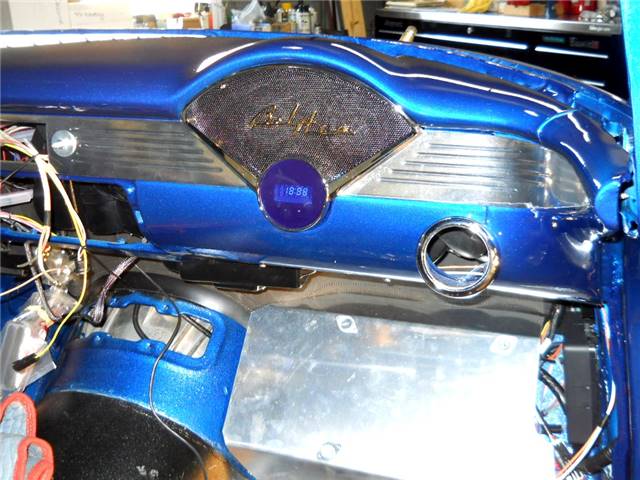 Cover made to go over all the electronics on front kick panel