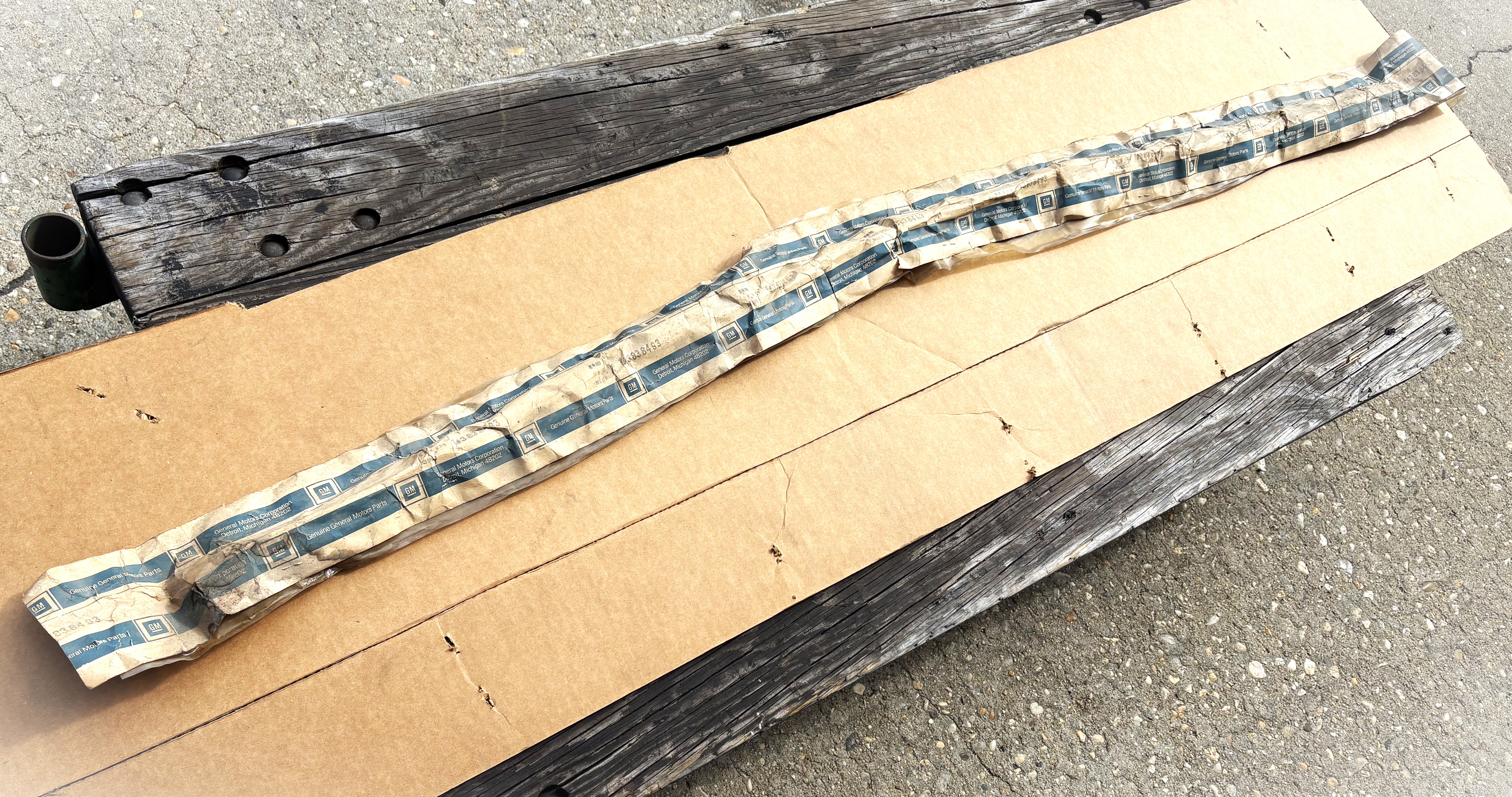 1964 Chevelle NOS GM Hood Lip Molding