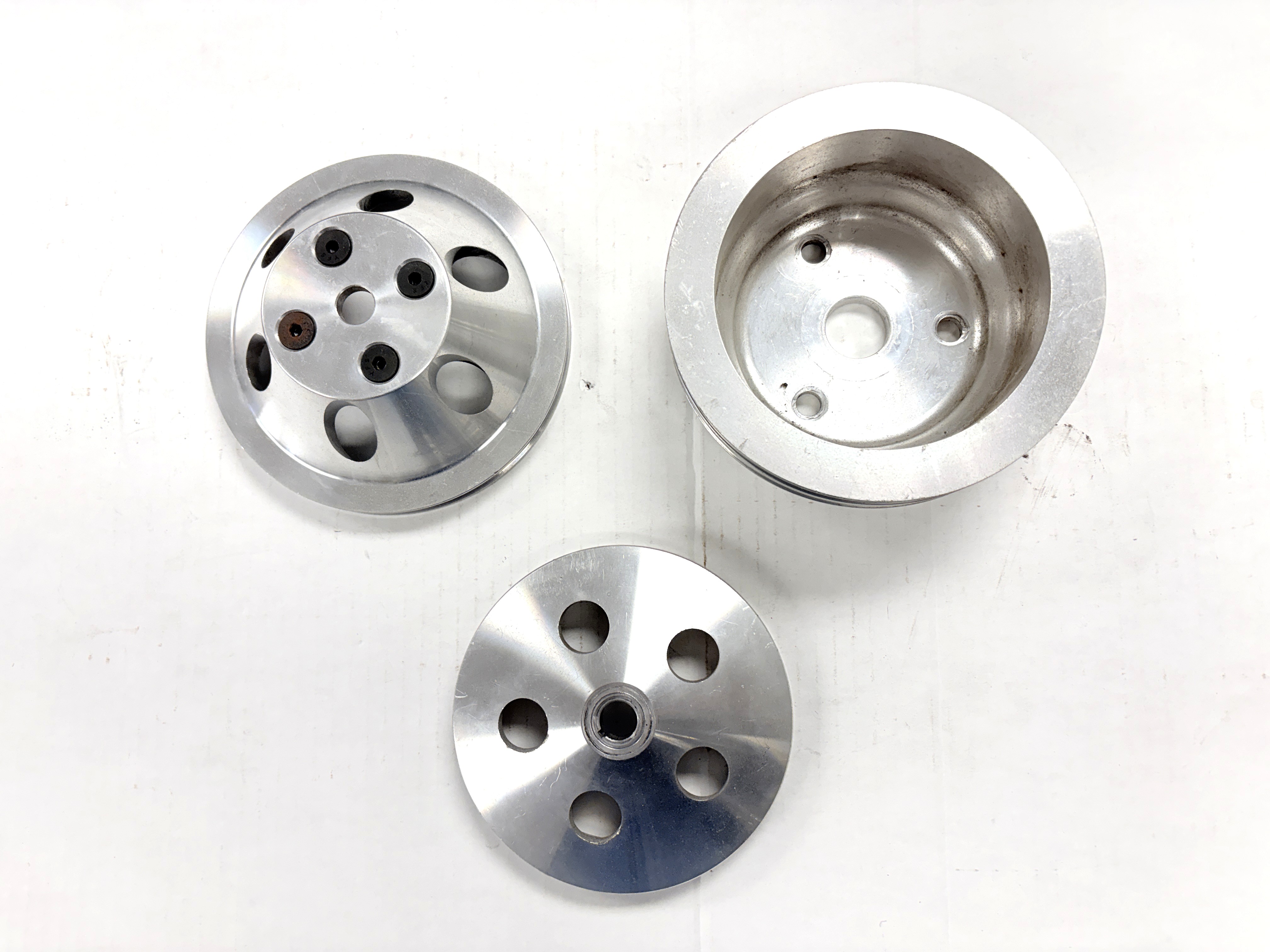 Small Block Aluminum Pulleys